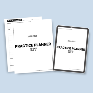 Practice Planner Kit