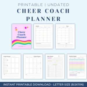 Cheer Coach Planner (undated)